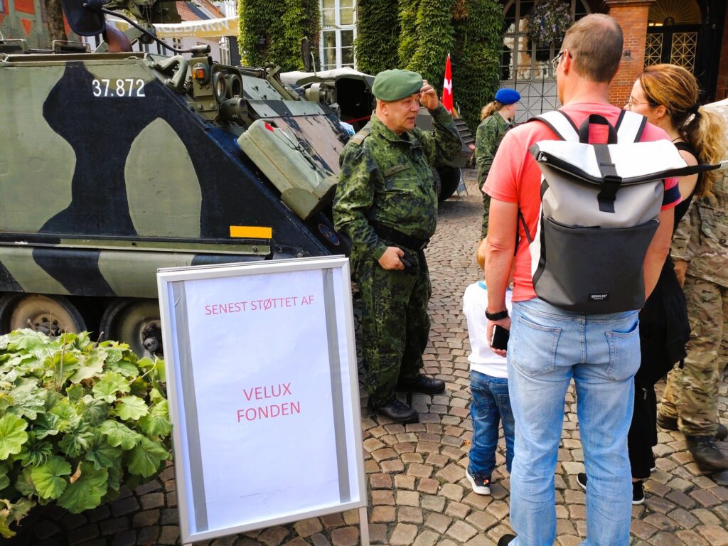 Telegrafhistorisk Samling deltager ved Flagdag for Danmarks Udsendte, Axeltorv Kolding, 5/9 2025